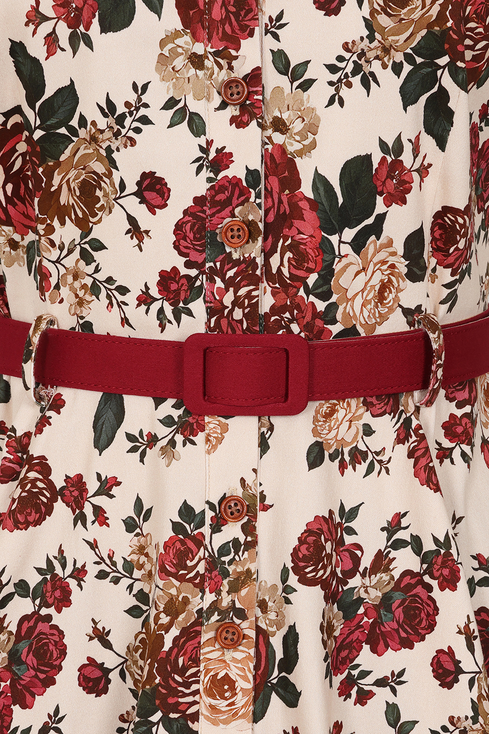 Autumn Rose Swing Dress